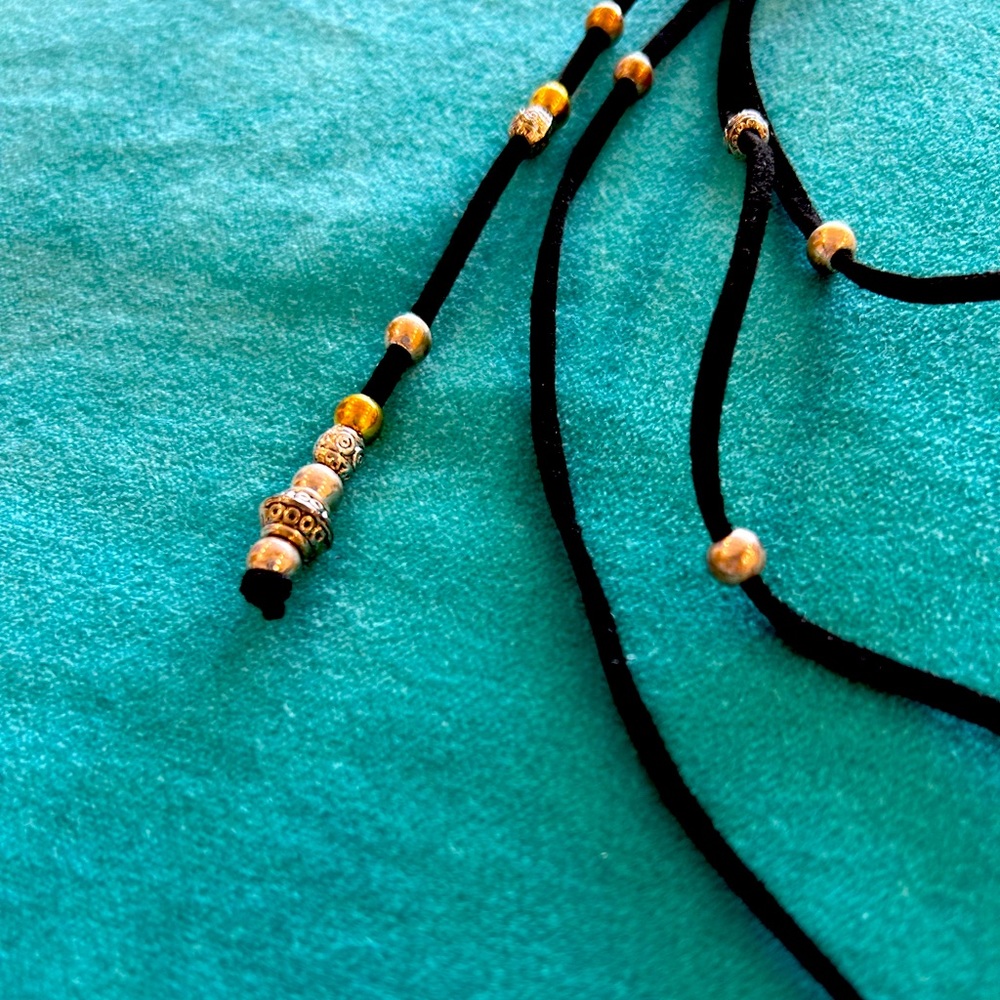 3/$21 ⚡️ Leather Wrap Around Necklace